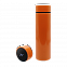 Термос Reactor с датчиком температуры (оранжевый) с логотипом в Нефтекамске заказать по выгодной цене в кибермаркете AvroraStore