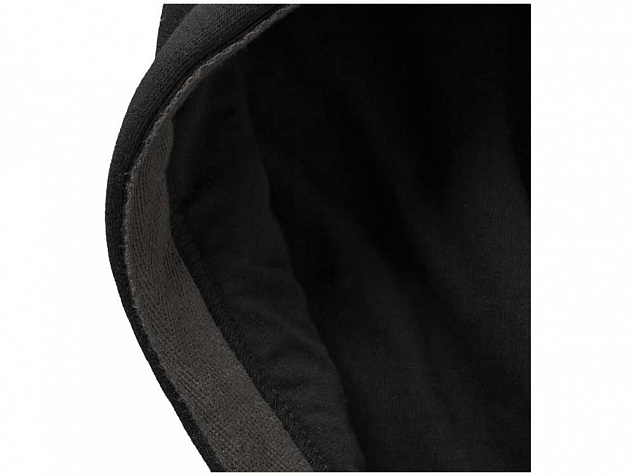 Толстовка Arora женская с капюшоном, черный с логотипом в Нефтекамске заказать по выгодной цене в кибермаркете AvroraStore