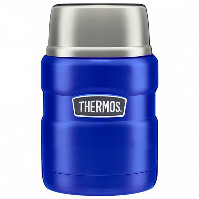 Термос для еды Thermos SK3000, синий с логотипом в Нефтекамске заказать по выгодной цене в кибермаркете AvroraStore