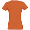 Футболка женская Imperial Women 190, оранжевая с логотипом в Нефтекамске заказать по выгодной цене в кибермаркете AvroraStore