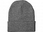 Шапка Dunant, двуслойная, темно-серый меланж с логотипом в Нефтекамске заказать по выгодной цене в кибермаркете AvroraStore