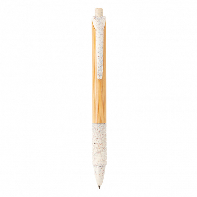 Ручка из бамбука и пшеничной соломы с логотипом в Нефтекамске заказать по выгодной цене в кибермаркете AvroraStore