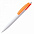Ручка шариковая Bento, белая с красным с логотипом в Нефтекамске заказать по выгодной цене в кибермаркете AvroraStore