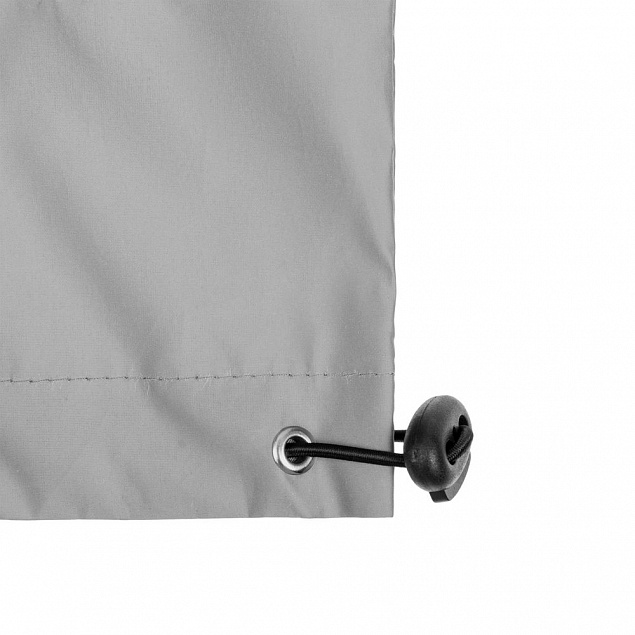 Ветровка Manifest из светоотражающей ткани, серая с логотипом в Нефтекамске заказать по выгодной цене в кибермаркете AvroraStore