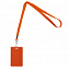 Лента с карабином Colorplan, оранжевая с логотипом в Нефтекамске заказать по выгодной цене в кибермаркете AvroraStore