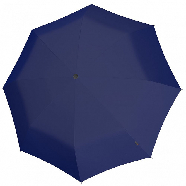Складной зонт U.090, синий с логотипом в Нефтекамске заказать по выгодной цене в кибермаркете AvroraStore