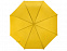 Зонт-трость полуавтоматический с пластиковой ручкой, желтый с логотипом в Нефтекамске заказать по выгодной цене в кибермаркете AvroraStore