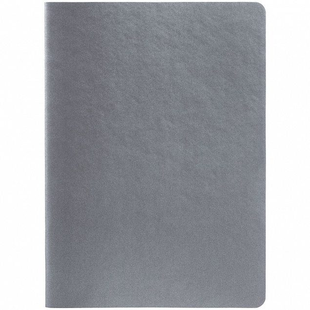 Блокнот Flex Shall, серый с логотипом в Нефтекамске заказать по выгодной цене в кибермаркете AvroraStore