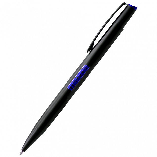 Ручка металлическая Grave шариковая - Синий HH с логотипом в Нефтекамске заказать по выгодной цене в кибермаркете AvroraStore
