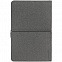 Блокнот Saffian Mini, серый с логотипом в Нефтекамске заказать по выгодной цене в кибермаркете AvroraStore