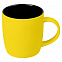 Кружка Surprise Touch Black c покрытием софт-тач, желтая с логотипом в Нефтекамске заказать по выгодной цене в кибермаркете AvroraStore