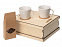 Подарочный набор с кофе, чашками в деревянной коробке Кофебрейк с логотипом в Нефтекамске заказать по выгодной цене в кибермаркете AvroraStore