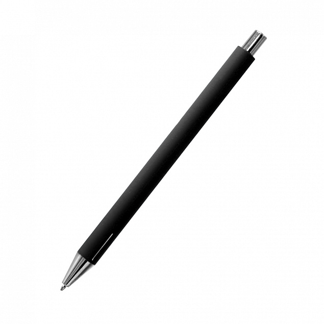 Ручка металлическая Elegant Soft - Черный AA с логотипом в Нефтекамске заказать по выгодной цене в кибермаркете AvroraStore