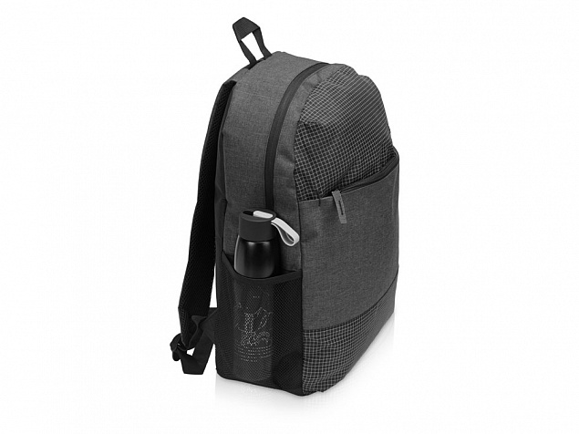 Рюкзак Reflex для ноутбука 15,6 со светоотражающим эффектом, серый с логотипом в Нефтекамске заказать по выгодной цене в кибермаркете AvroraStore
