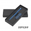 Подарочный набор ручка и флеш-карта, покрытие soft grip, синий с логотипом в Нефтекамске заказать по выгодной цене в кибермаркете AvroraStore