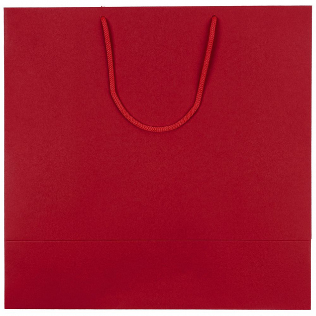 Пакет Porta, большой, красный с логотипом в Нефтекамске заказать по выгодной цене в кибермаркете AvroraStore