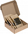 Коробка Mezzo, крафт с логотипом в Нефтекамске заказать по выгодной цене в кибермаркете AvroraStore