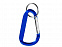 Карабин с брелоком, синий с логотипом в Нефтекамске заказать по выгодной цене в кибермаркете AvroraStore