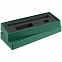 Коробка Notes с ложементом для ручки и флешки, зеленая с логотипом в Нефтекамске заказать по выгодной цене в кибермаркете AvroraStore