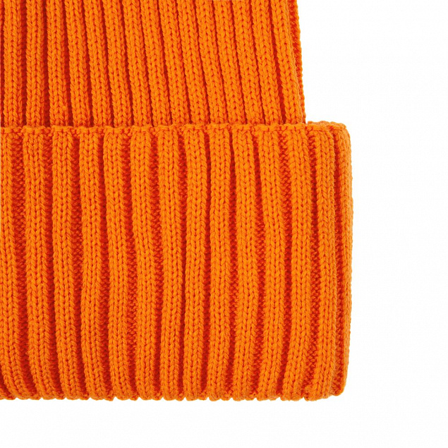 Шапка Yong, оранжевая с логотипом в Нефтекамске заказать по выгодной цене в кибермаркете AvroraStore