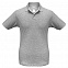 Рубашка поло Safran серый меланж с логотипом в Нефтекамске заказать по выгодной цене в кибермаркете AvroraStore