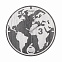 Часы настенные Карта мира с логотипом в Нефтекамске заказать по выгодной цене в кибермаркете AvroraStore