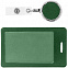 Чехол для пропуска с ретрактором Devon, темно -зеленый с логотипом в Нефтекамске заказать по выгодной цене в кибермаркете AvroraStore