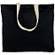 Холщовая сумка Shelty, черная с логотипом в Нефтекамске заказать по выгодной цене в кибермаркете AvroraStore