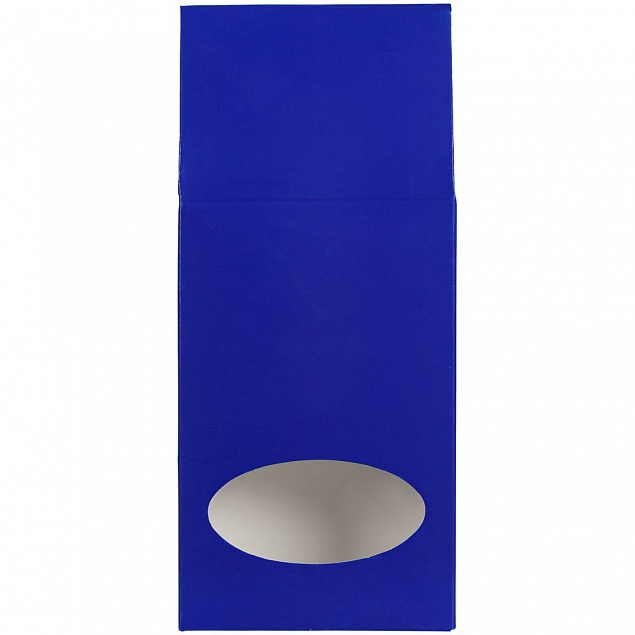 Коробка с окном English Breakfast, синяя с логотипом в Нефтекамске заказать по выгодной цене в кибермаркете AvroraStore