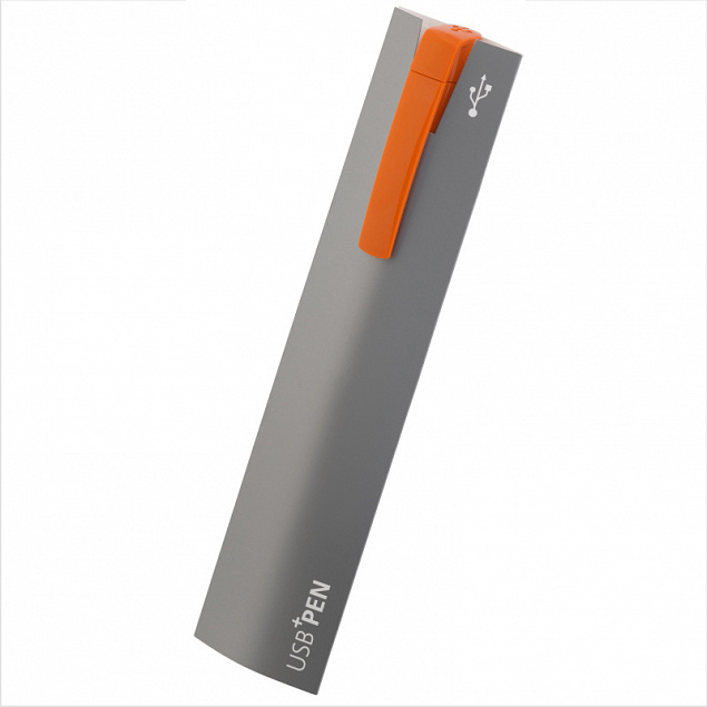 Ручка с флеш-картой USB 8GB «TURNUS M» с логотипом в Нефтекамске заказать по выгодной цене в кибермаркете AvroraStore