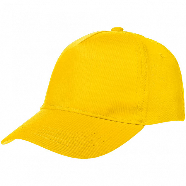 Бейсболка Promo, желтая с логотипом в Нефтекамске заказать по выгодной цене в кибермаркете AvroraStore