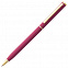 Ручка шариковая Hotel Gold, ver.2, розовая с логотипом в Нефтекамске заказать по выгодной цене в кибермаркете AvroraStore