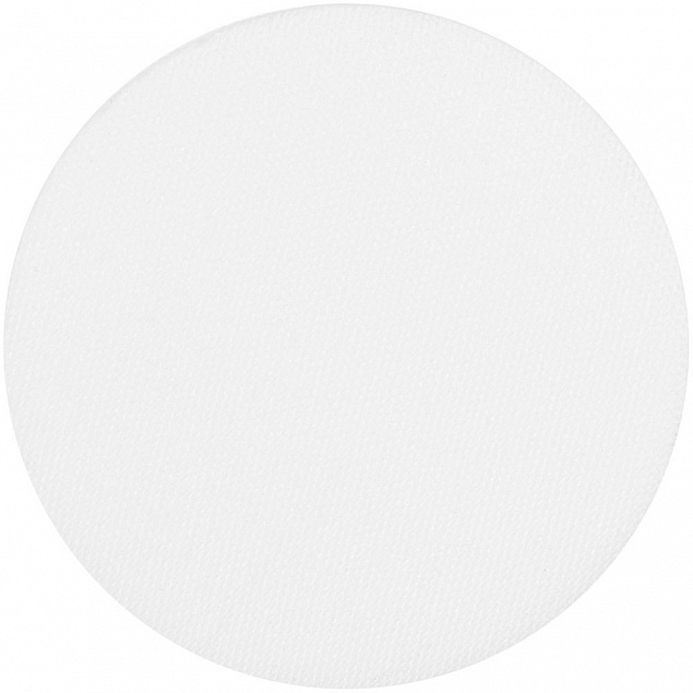 Наклейка тканевая Lunga Round, M, белая с логотипом в Нефтекамске заказать по выгодной цене в кибермаркете AvroraStore