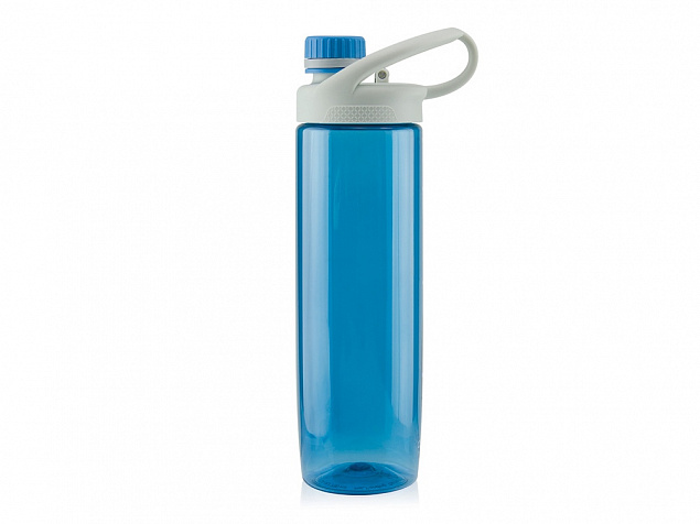 Бутылка для воды ADVENTURER, 700 мл, голубой с логотипом в Нефтекамске заказать по выгодной цене в кибермаркете AvroraStore