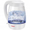 Чайник Glass Kettle, белый с логотипом в Нефтекамске заказать по выгодной цене в кибермаркете AvroraStore
