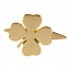 Шильдик «Счастливый клевер», золотистый с логотипом в Нефтекамске заказать по выгодной цене в кибермаркете AvroraStore