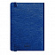 Ежедневник недатированный Boomer, А5,  синий ройал, кремовый блок, без обреза с логотипом в Нефтекамске заказать по выгодной цене в кибермаркете AvroraStore