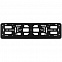 Рамка-книжка для номера Plate Mate, черная с логотипом в Нефтекамске заказать по выгодной цене в кибермаркете AvroraStore