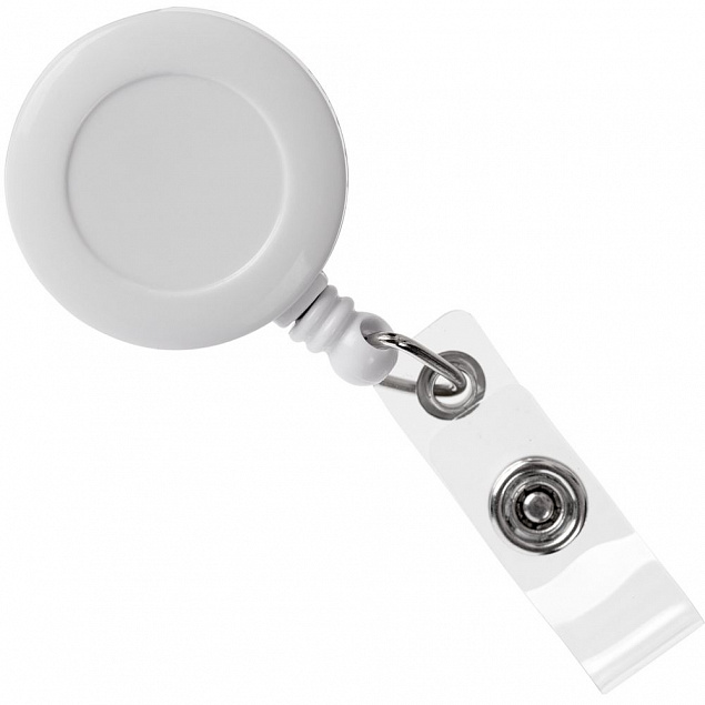 Ретрактор Attach New, белый с логотипом в Нефтекамске заказать по выгодной цене в кибермаркете AvroraStore