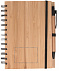 Бамбуковый блокнот с ручкой с логотипом в Нефтекамске заказать по выгодной цене в кибермаркете AvroraStore