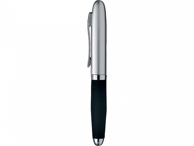 Ручка шариковая Vienna, черный/серебристый, черные чернила с логотипом в Нефтекамске заказать по выгодной цене в кибермаркете AvroraStore