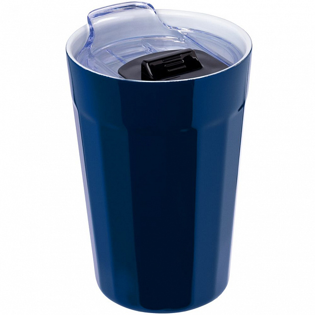 Термостакан iconyMug, темно-синий с логотипом в Нефтекамске заказать по выгодной цене в кибермаркете AvroraStore
