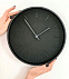 Часы настенные Beam, черное дерево с логотипом в Нефтекамске заказать по выгодной цене в кибермаркете AvroraStore