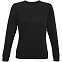 Толстовка женская Sully Women, черная с логотипом в Нефтекамске заказать по выгодной цене в кибермаркете AvroraStore