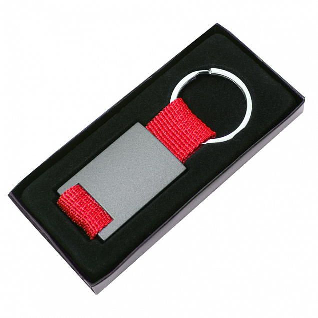 Брелок DARK JET; 2,8 x 6,2 x 0,6 см; красный, металл; лазерная гравировка с логотипом в Нефтекамске заказать по выгодной цене в кибермаркете AvroraStore