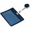 Чехол для карточки с ретрактором Devon, синий с логотипом в Нефтекамске заказать по выгодной цене в кибермаркете AvroraStore