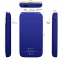 Внешний аккумулятор Bplanner Power 3 ST, софт-тач, 10000 mAh (Синий) с логотипом в Нефтекамске заказать по выгодной цене в кибермаркете AvroraStore