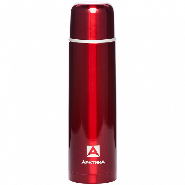 Термос «Арктика Color 1000», красный с логотипом в Нефтекамске заказать по выгодной цене в кибермаркете AvroraStore