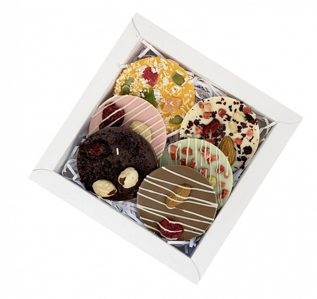 Шоколадные конфеты Mendiants, ассорти с логотипом в Нефтекамске заказать по выгодной цене в кибермаркете AvroraStore