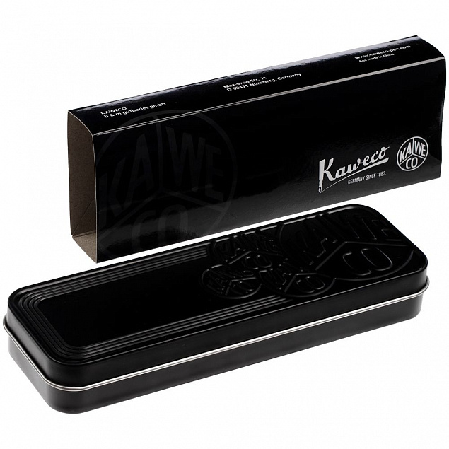 Футляр для ручек Kaweco, черный с логотипом в Нефтекамске заказать по выгодной цене в кибермаркете AvroraStore